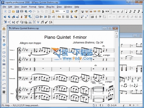傻瓜譜曲軟件(Capella Professional) v7.01 專業免費版